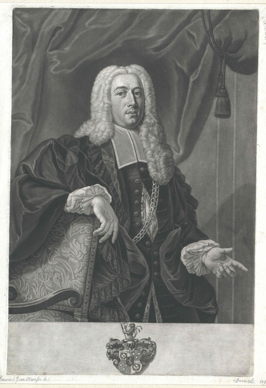 Johann Narciss Rauner autorstwa Artist Unknown