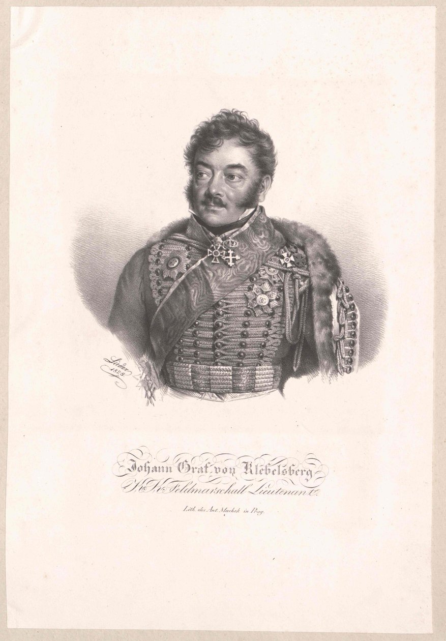 Johann Nepomuk hrabia Klebelsberg autorstwa Artist Unknown