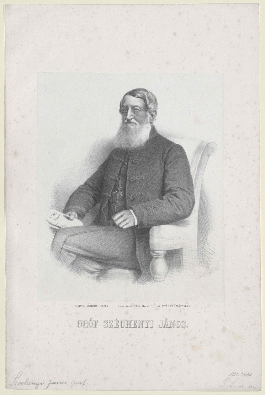 Johann Nepomuk hrabia Szechenyi z Sarvar-Felsoevidek autorstwa Artist Unknown