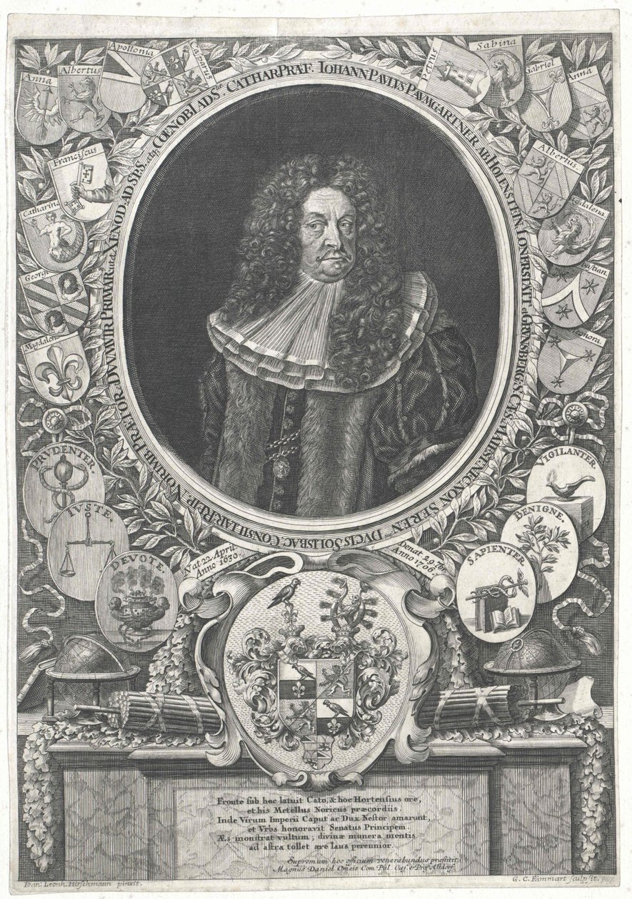 Johann Paul Paumgartner z Holenstein i Lonnerstadt autorstwa Artist Unknown