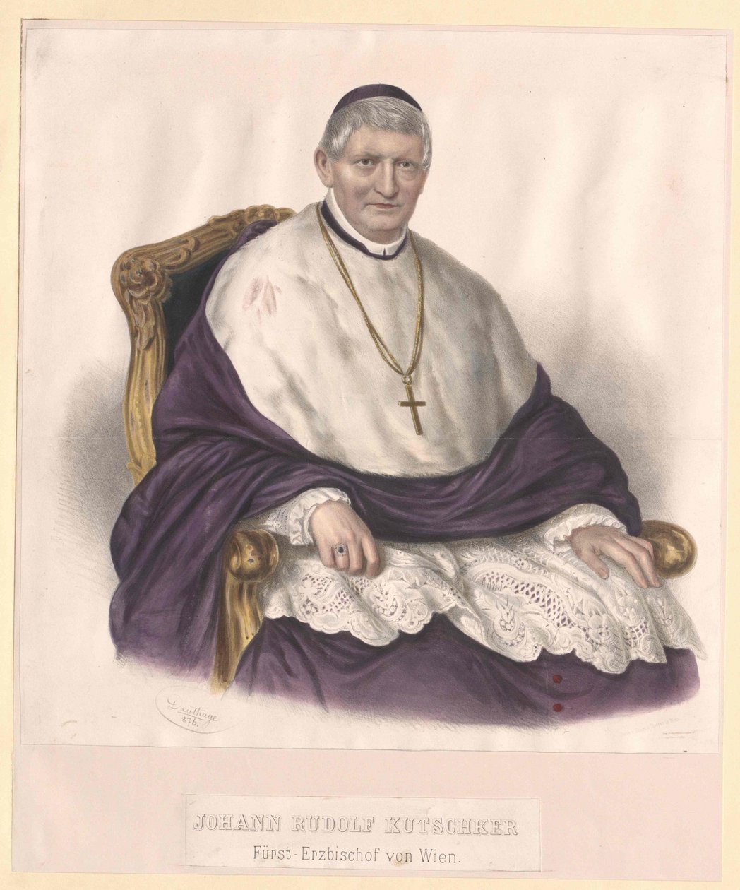 Johann Rudolf Kutschker autorstwa Artist Unknown