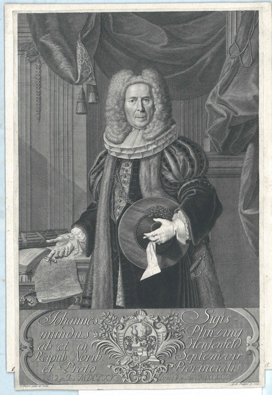 Johann Sigismund Pfinzing z Henfenfeld autorstwa Artist Unknown