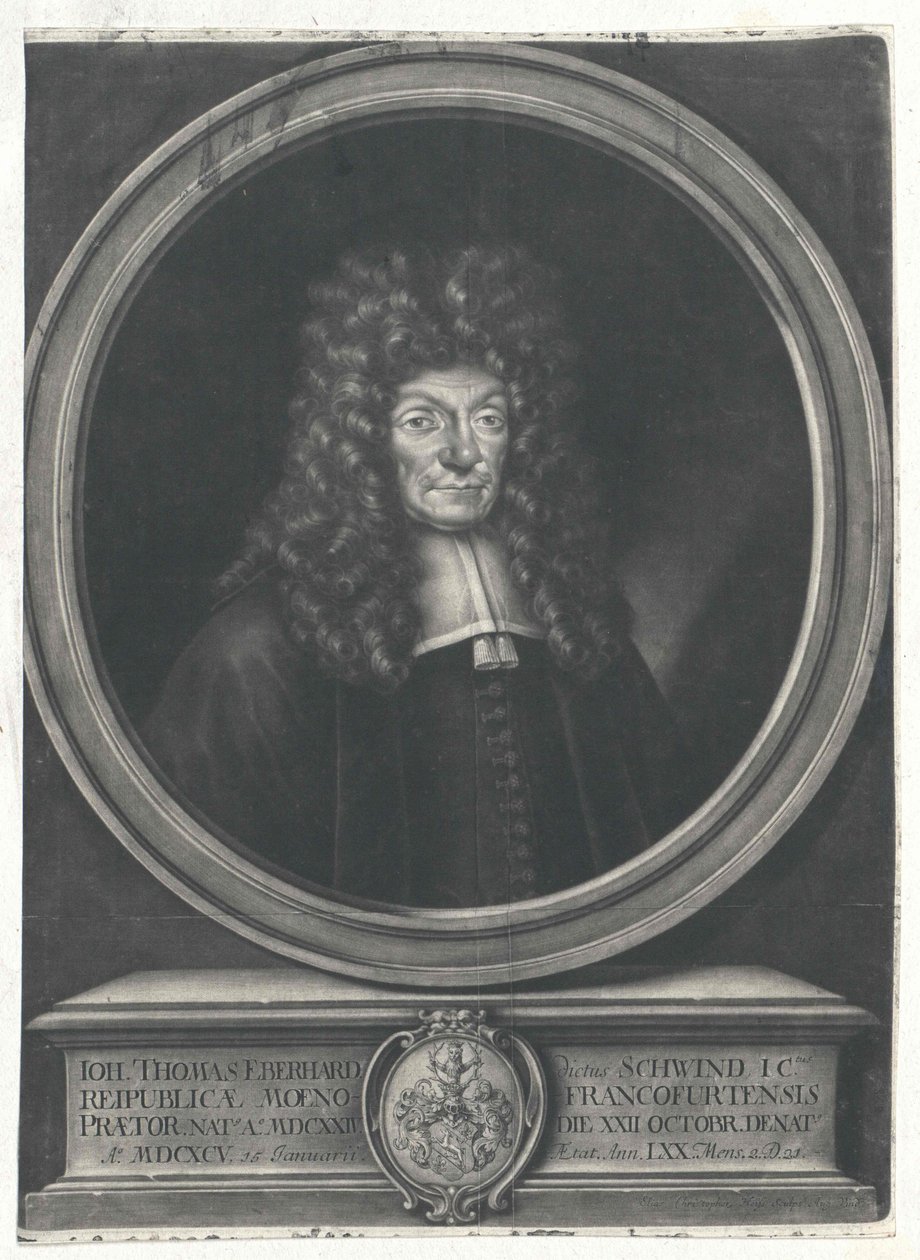 Johann Thomas Eberhard autorstwa Artist Unknown