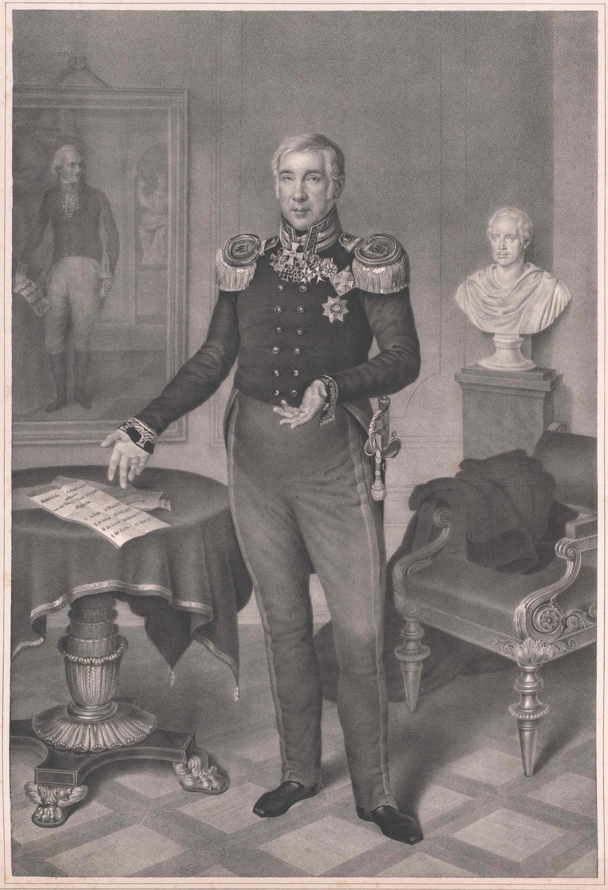 Johann Wilhelm von Wiebel autorstwa Artist Unknown