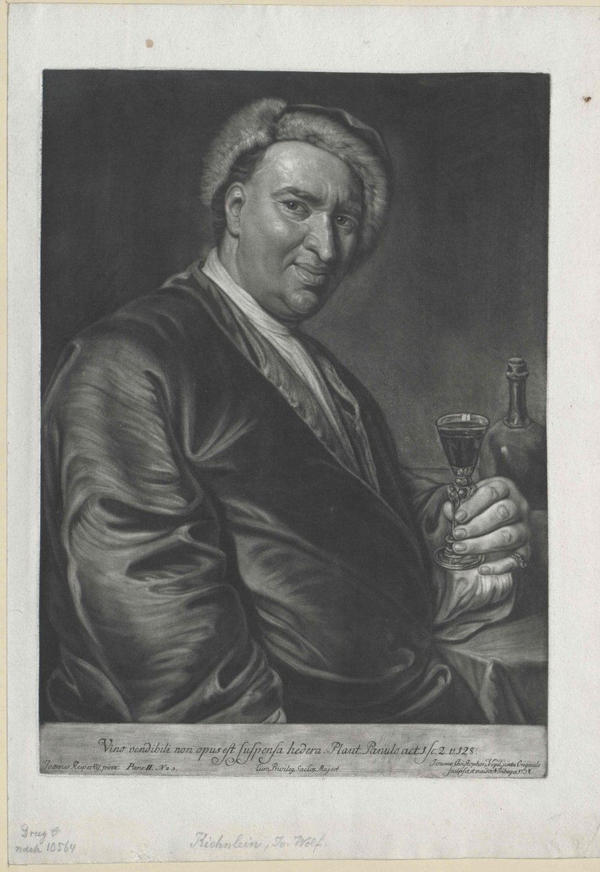 Johann Wolfgang Kiehnlein autorstwa Artist Unknown