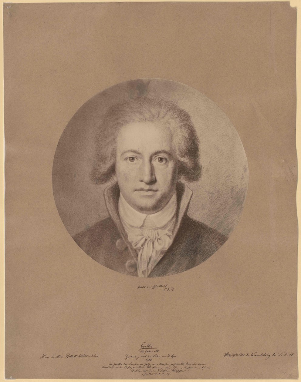 Johann Wolfgang von Goethe autorstwa Artist Unknown