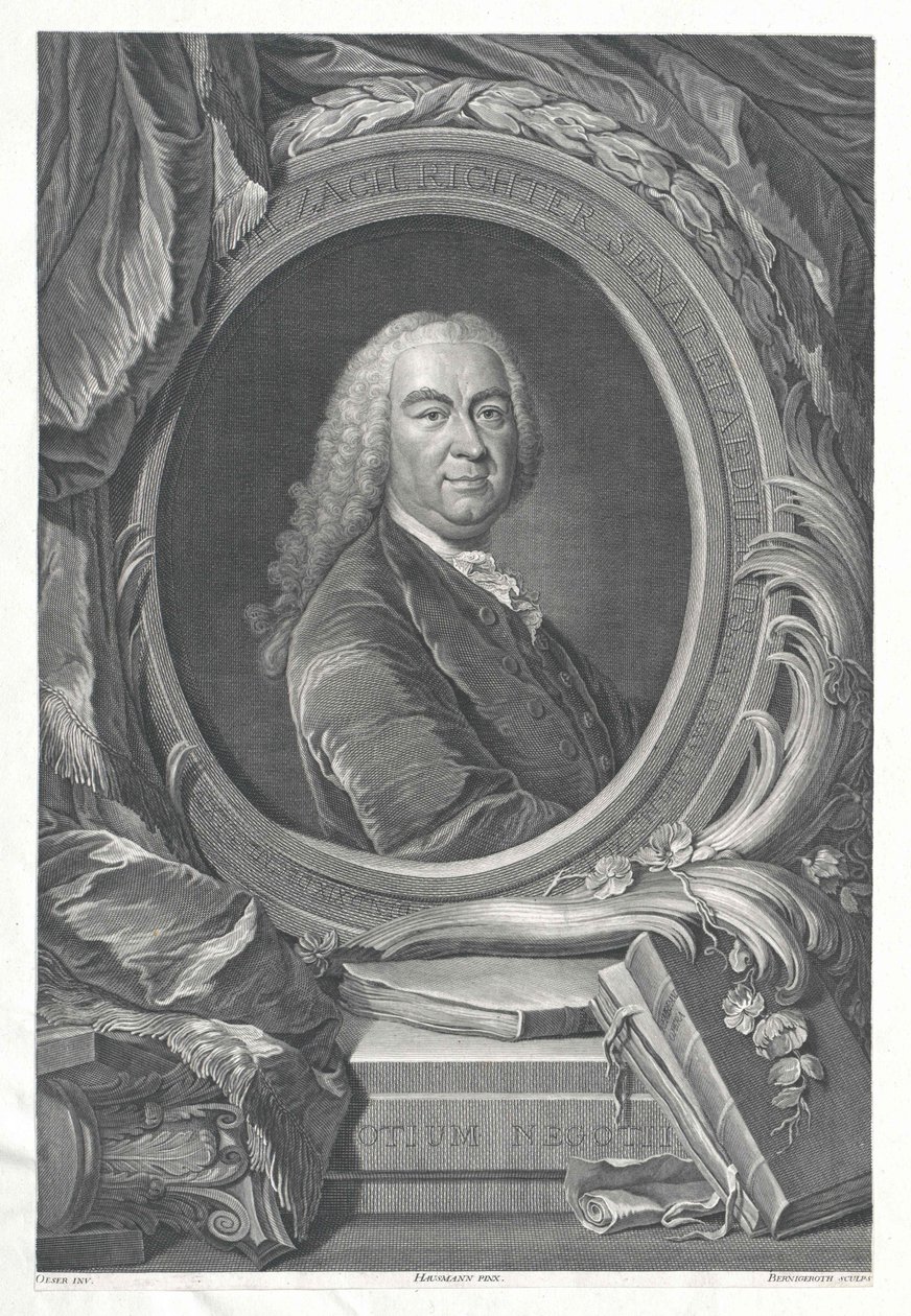 Johann Zachary Richter autorstwa Artist Unknown