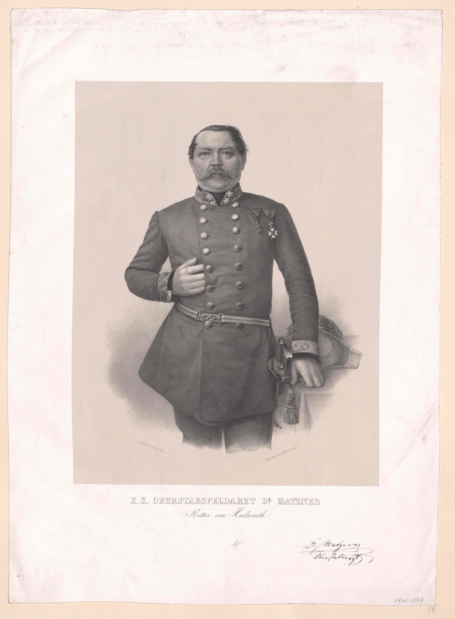 Johann rycerz Matzner z Heilwerth autorstwa Artist Unknown