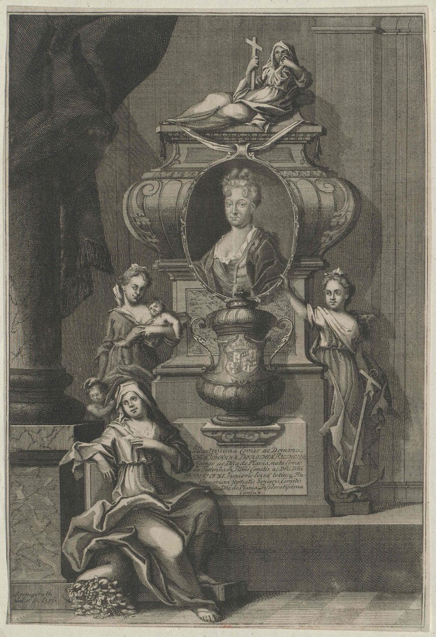 Johanna Dorothea hrabina Tattenbach-Geilsdorf autorstwa Artist Unknown