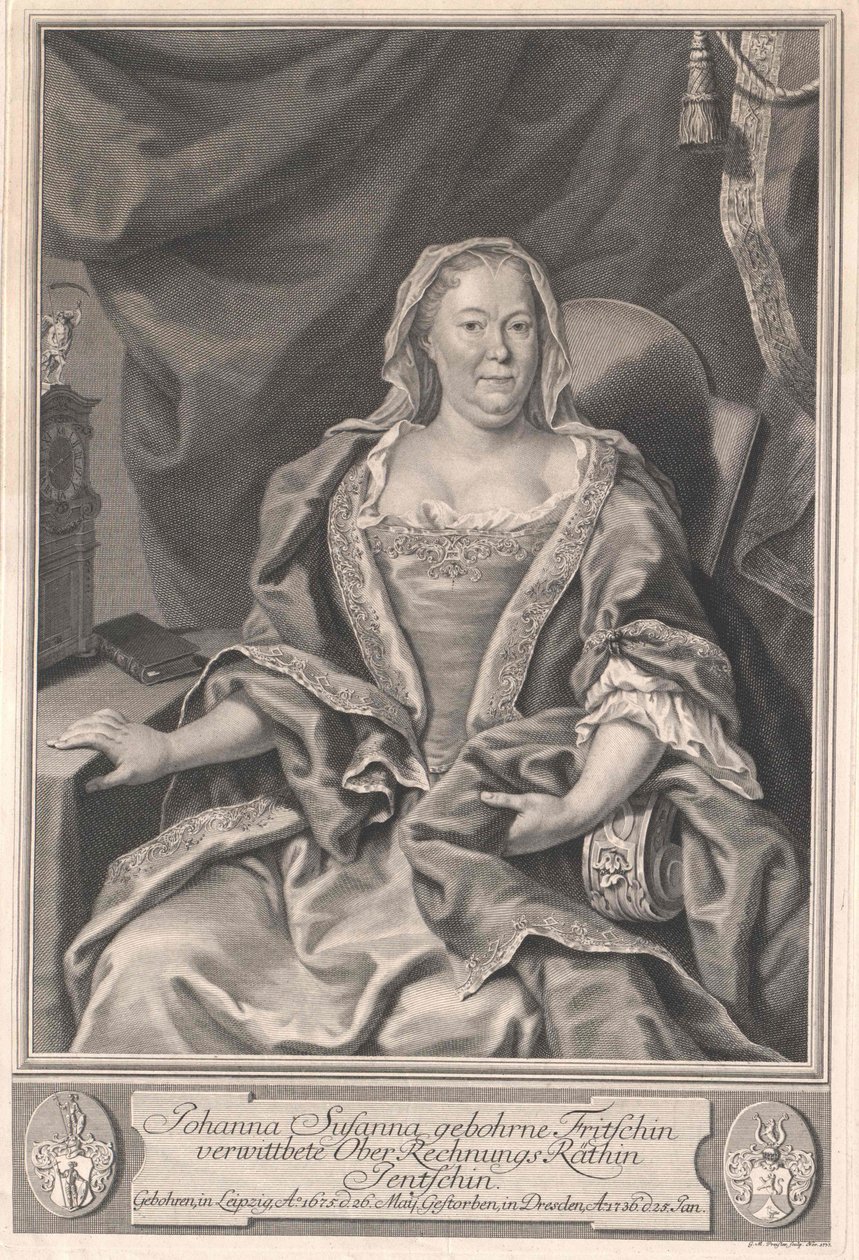 Johanna Susanna Fritsch autorstwa Artist Unknown