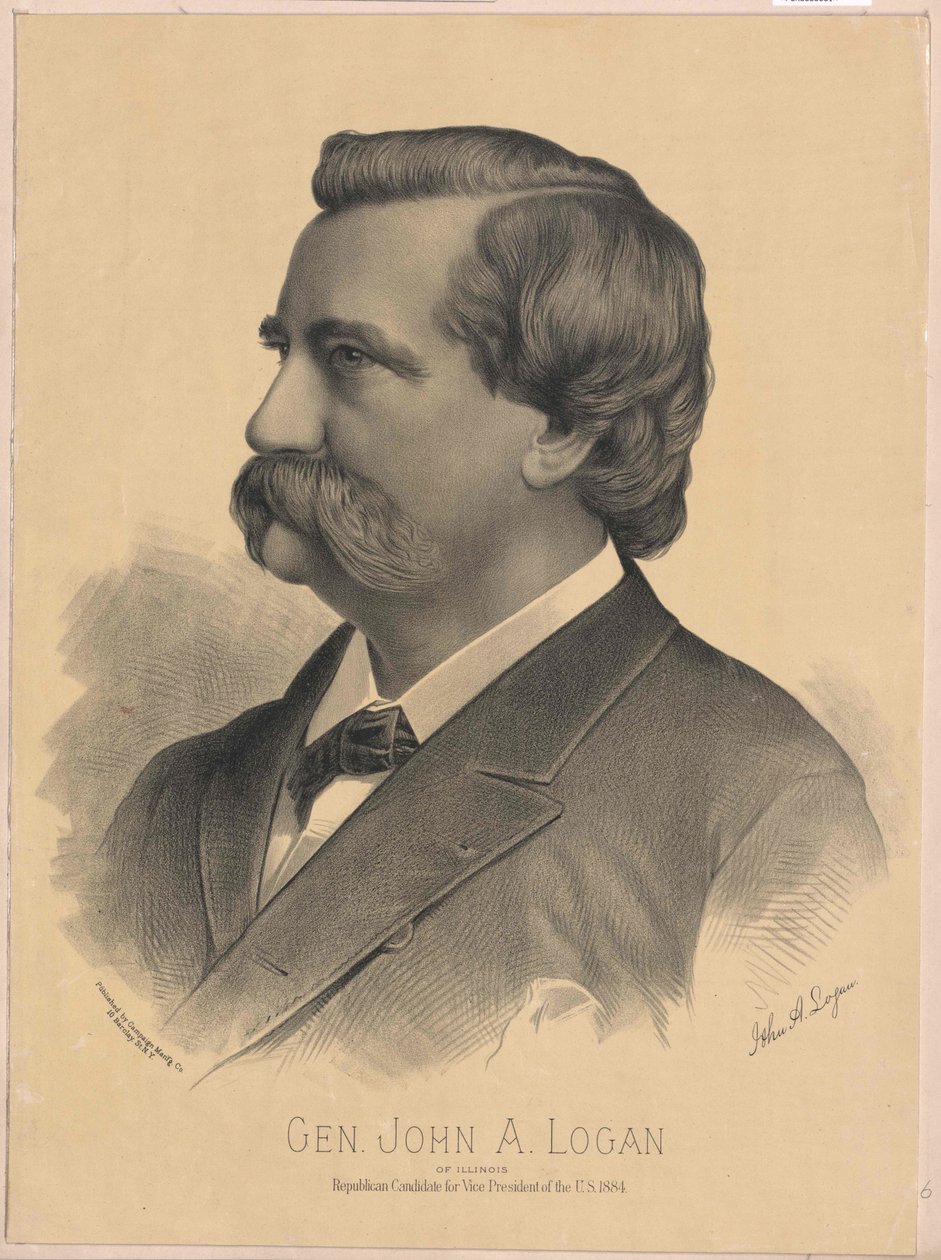 John Alexander Logan autorstwa Artist Unknown