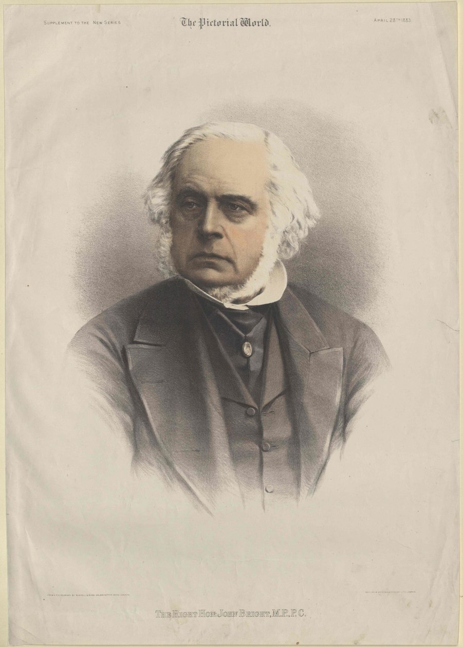 John Bright (druk) autorstwa Artist Unknown