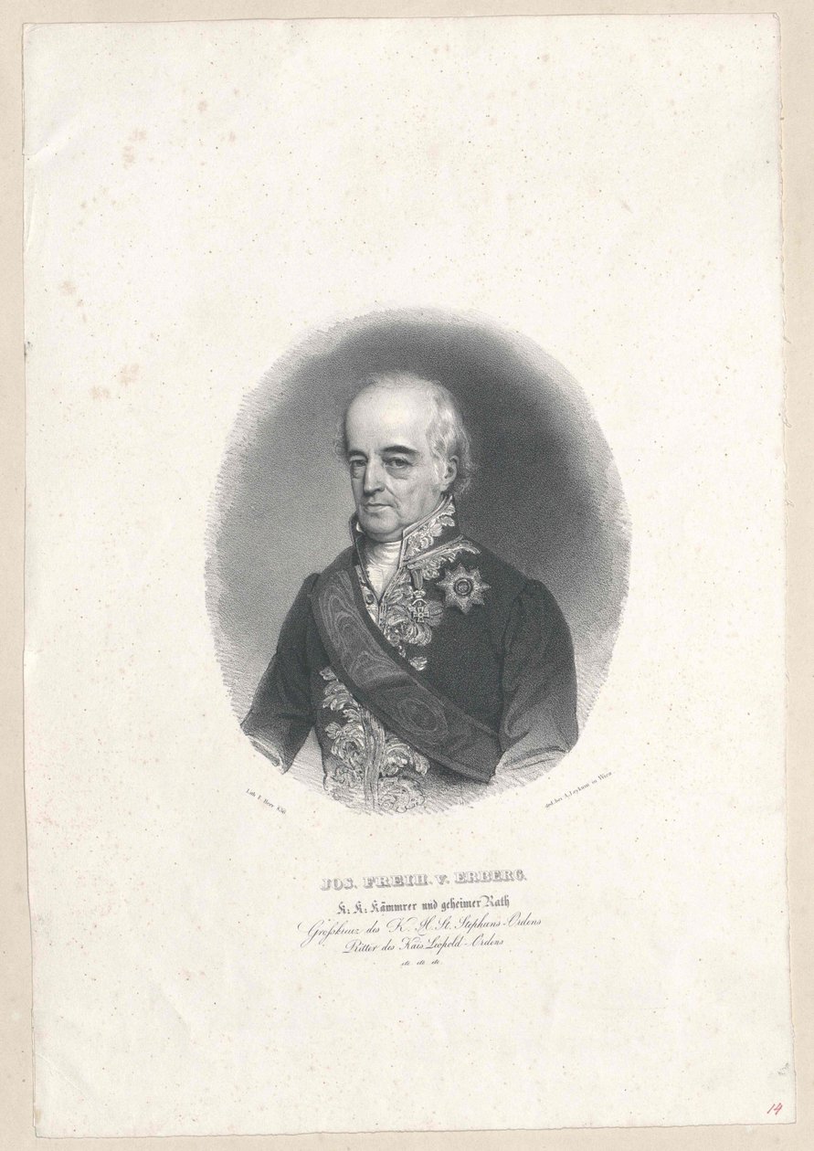Joseph Augustin baron von Erberg autorstwa Artist Unknown