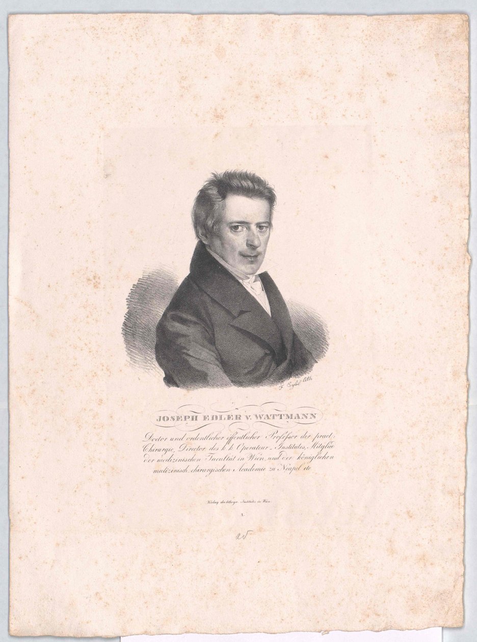 Joseph Baron Wattmann-Maelcamp-Beaulieu (w druku) autorstwa Artist Unknown