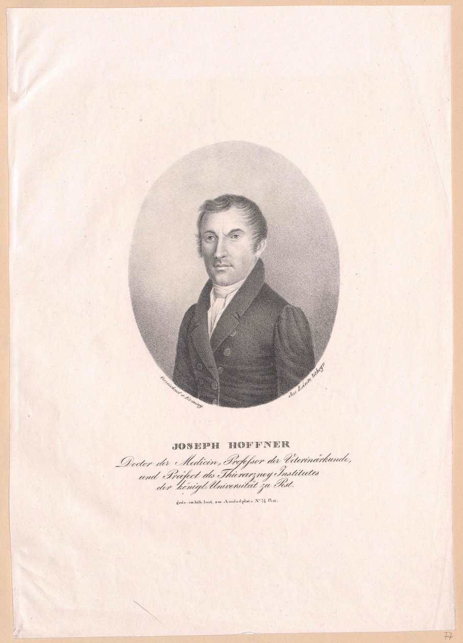 Joseph Hoffner autorstwa Artist Unknown