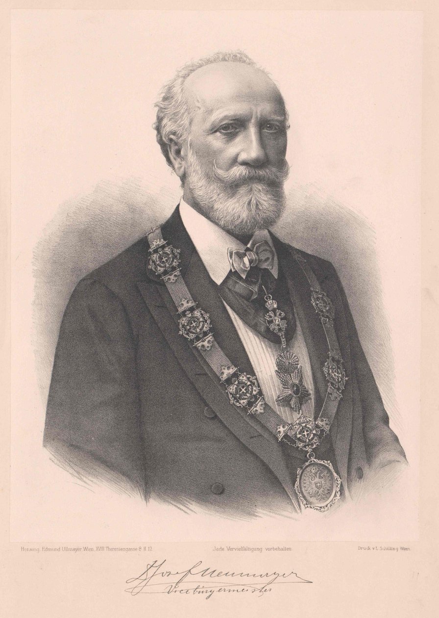 Joseph Neumayer (druk) autorstwa Artist Unknown