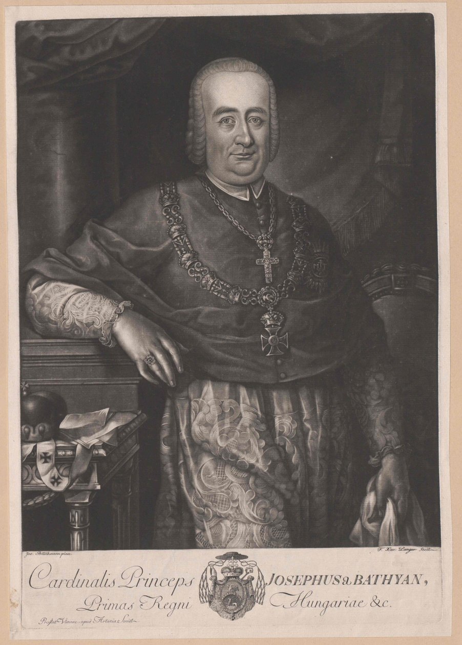 Józef hrabia Batthyany z Nemet-Ujvar autorstwa Artist Unknown