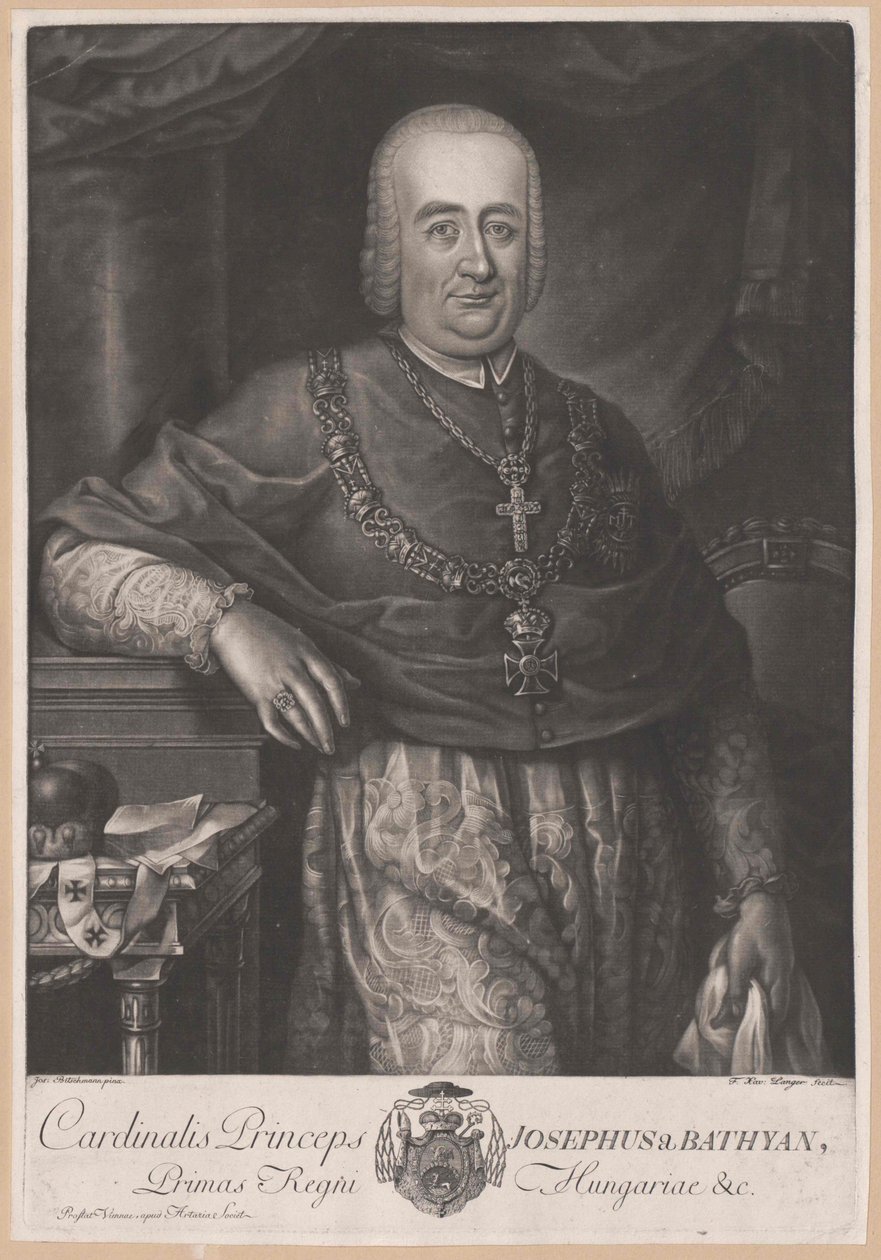Joseph hrabia Batthyany z Nemet-Ujvar autorstwa Artist Unknown