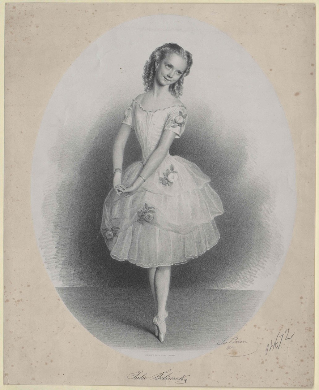 Julie Bilimek autorstwa Artist Unknown