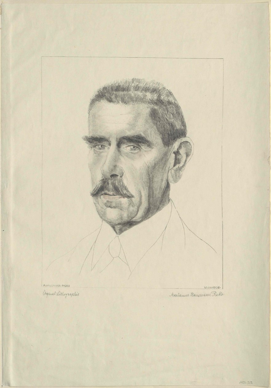 Julius von Wagner-Jauregg (druk) autorstwa Artist Unknown