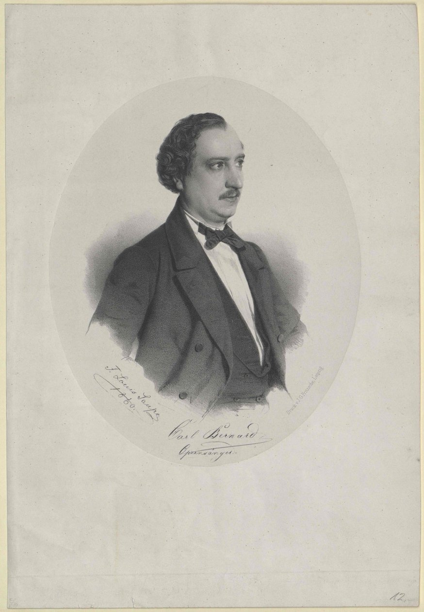 Charles Bernard | Artist Unknown | Wydruk artystyczny