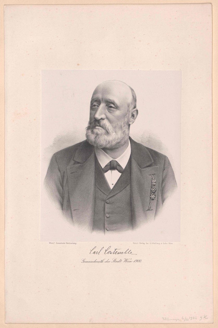 Karl Costenoble autorstwa Artist Unknown