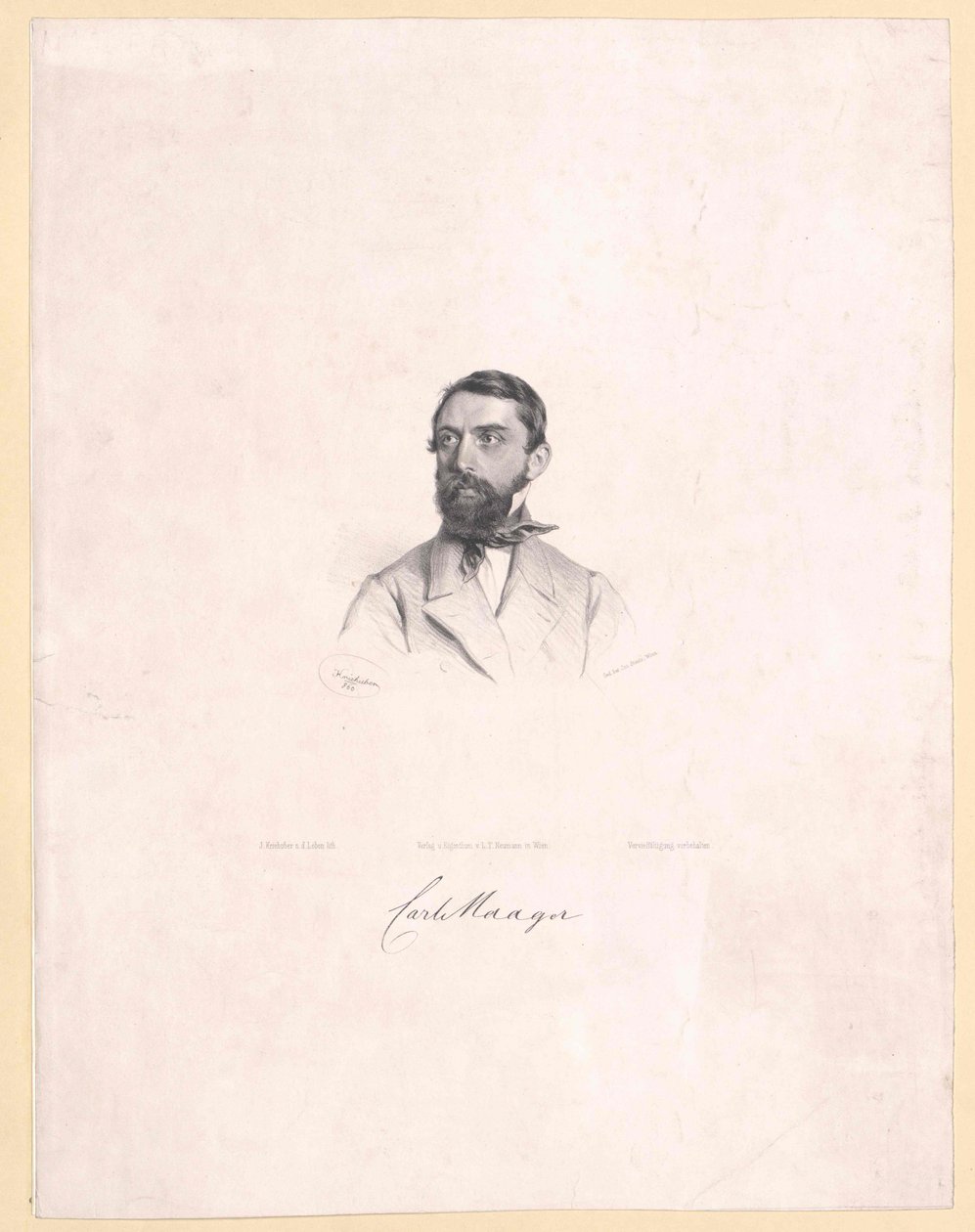 Karl Maager autorstwa Artist Unknown