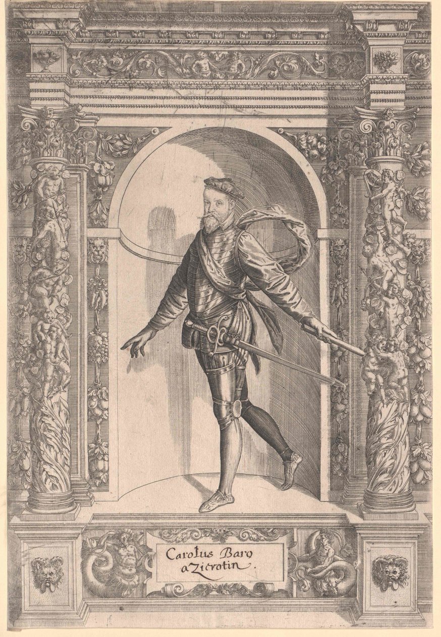 Karl baron z rodu Zierotin autorstwa Artist Unknown