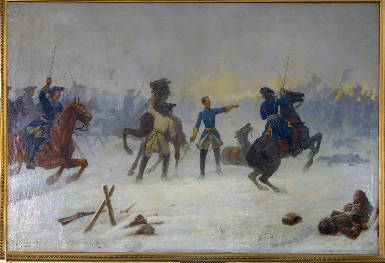 Król zamorski Karol XII (Karl XII autorstwa Artist Unknown