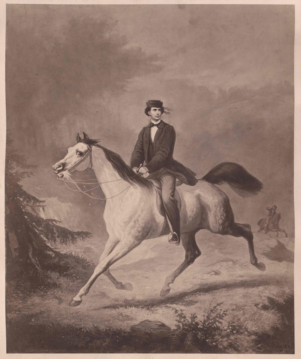 Król Bawarii Ludwik II autorstwa Artist Unknown