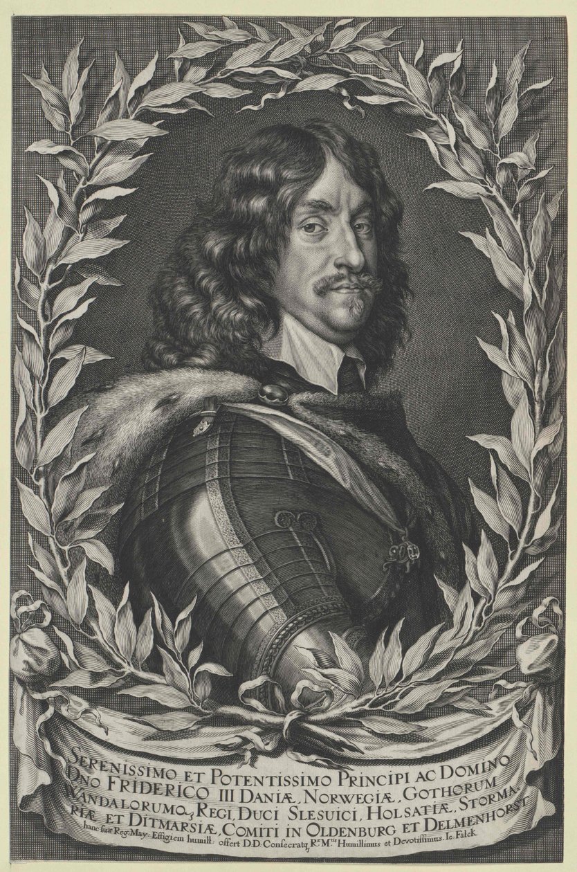 Król Danii Fryderyk III autorstwa Artist Unknown