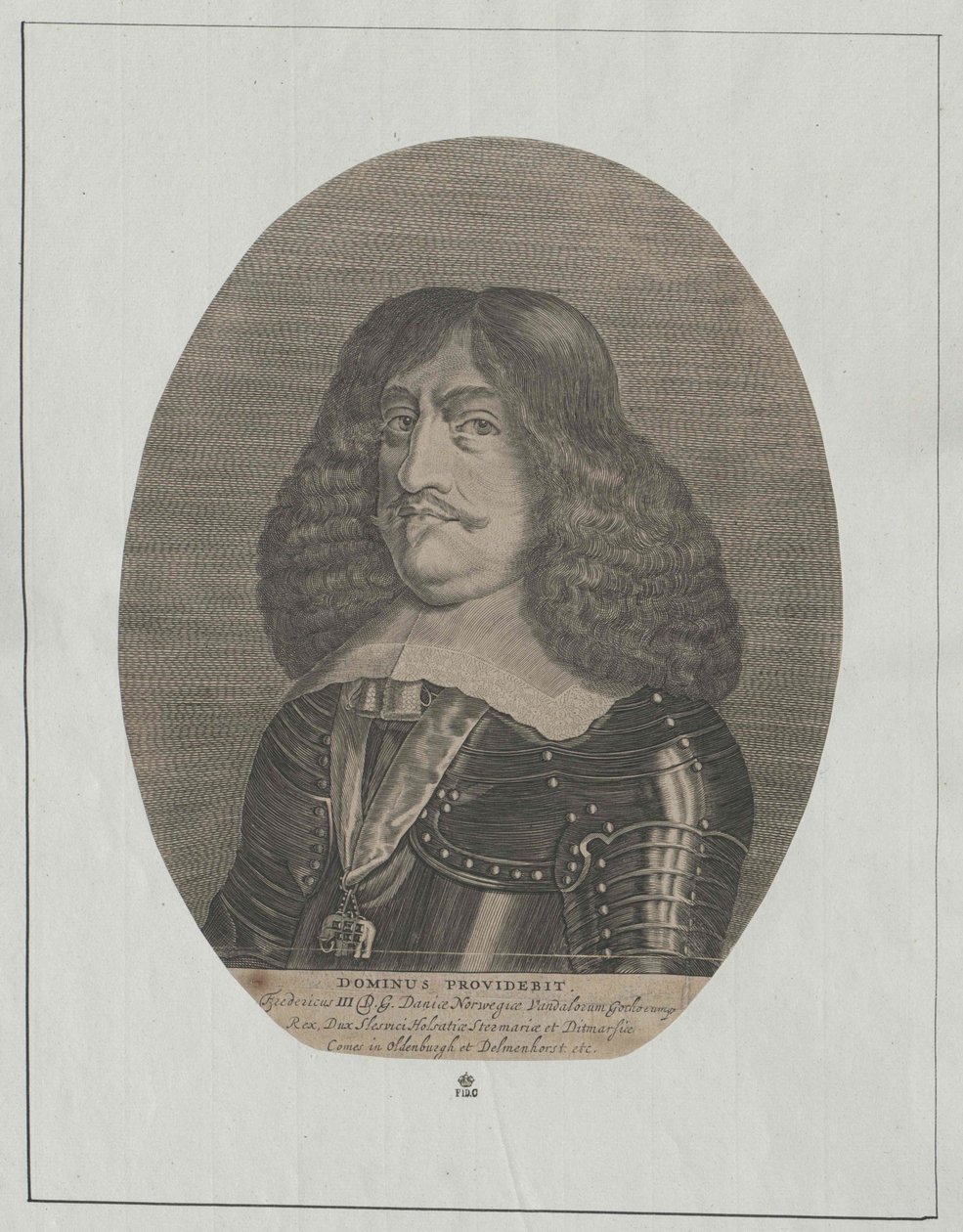 Król Danii Fryderyk III autorstwa Artist Unknown