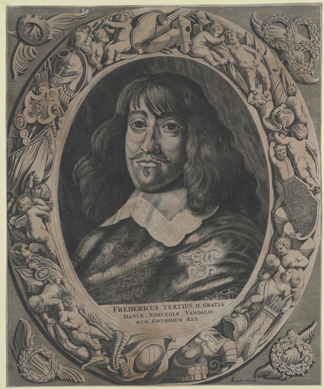 Król Danii Fryderyk III autorstwa Artist Unknown