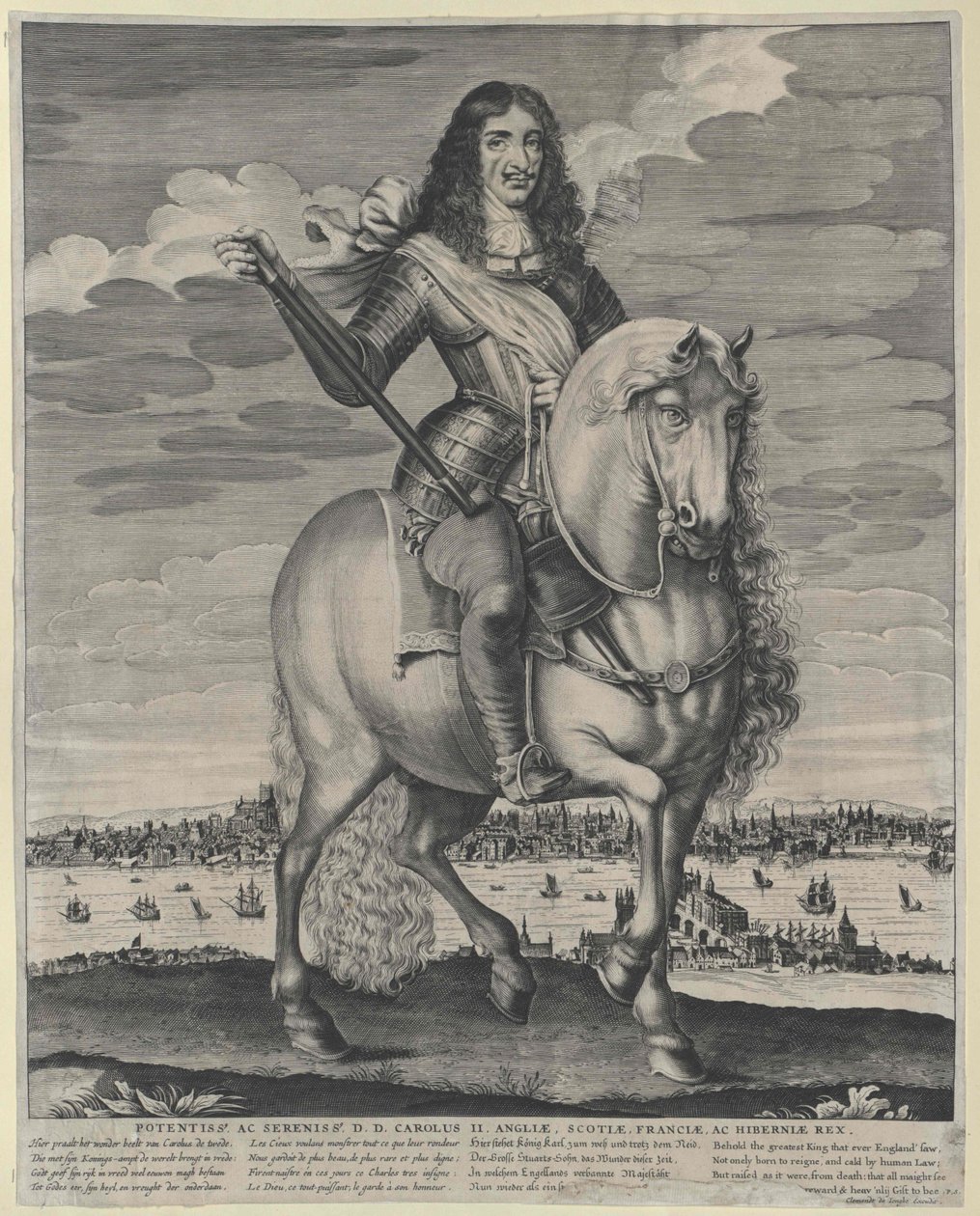 Król Anglii Karol II autorstwa Artist Unknown