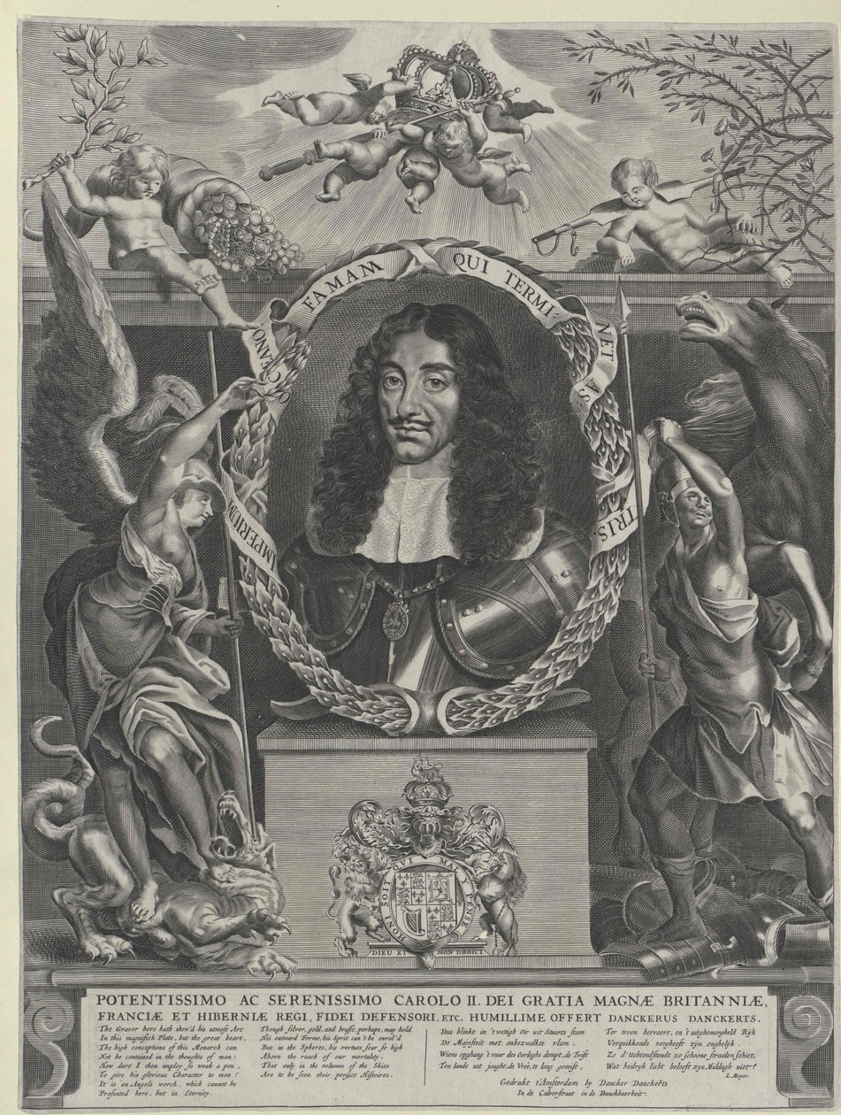 Król Anglii Karol II autorstwa Artist Unknown