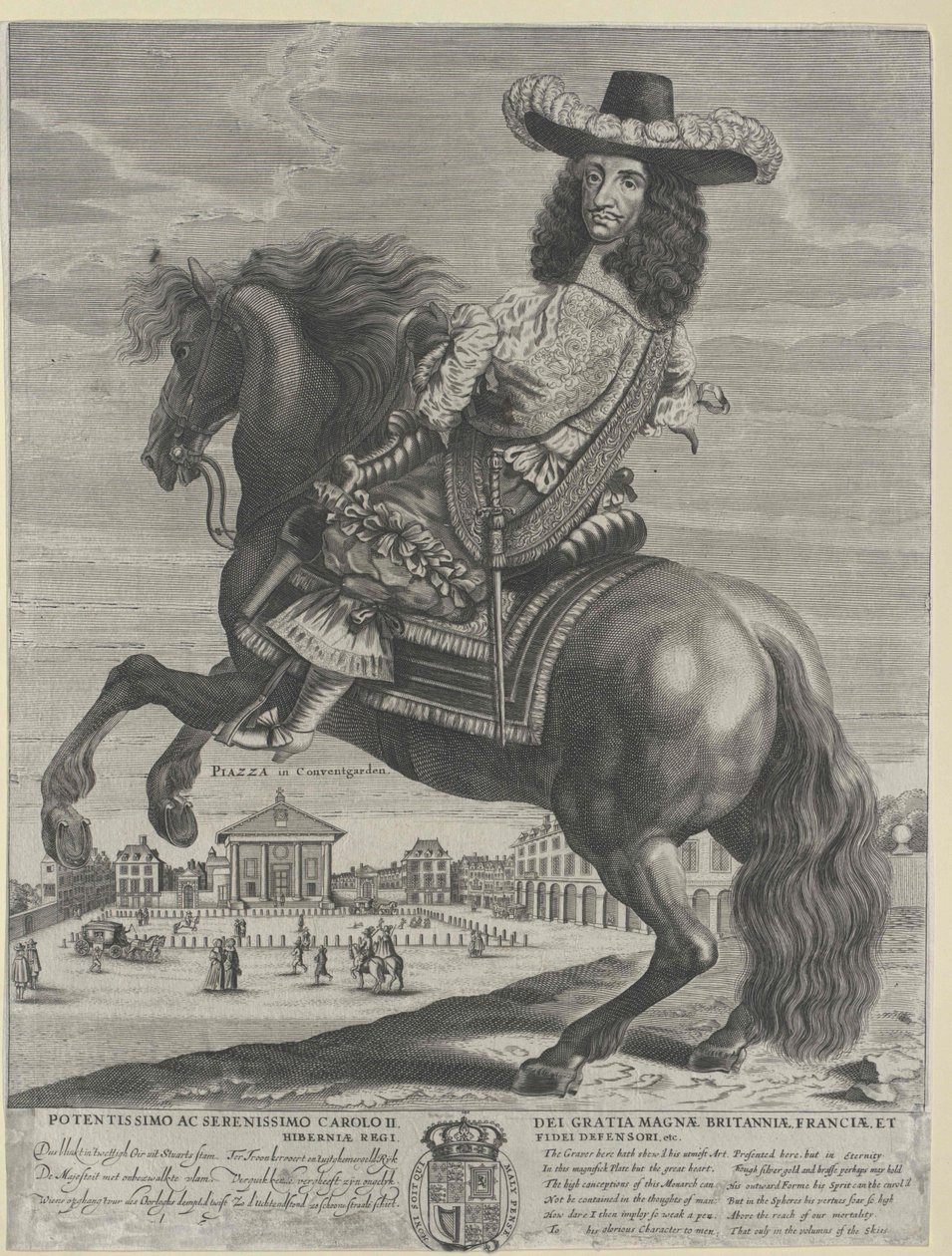 Król Anglii Karol II autorstwa Artist Unknown
