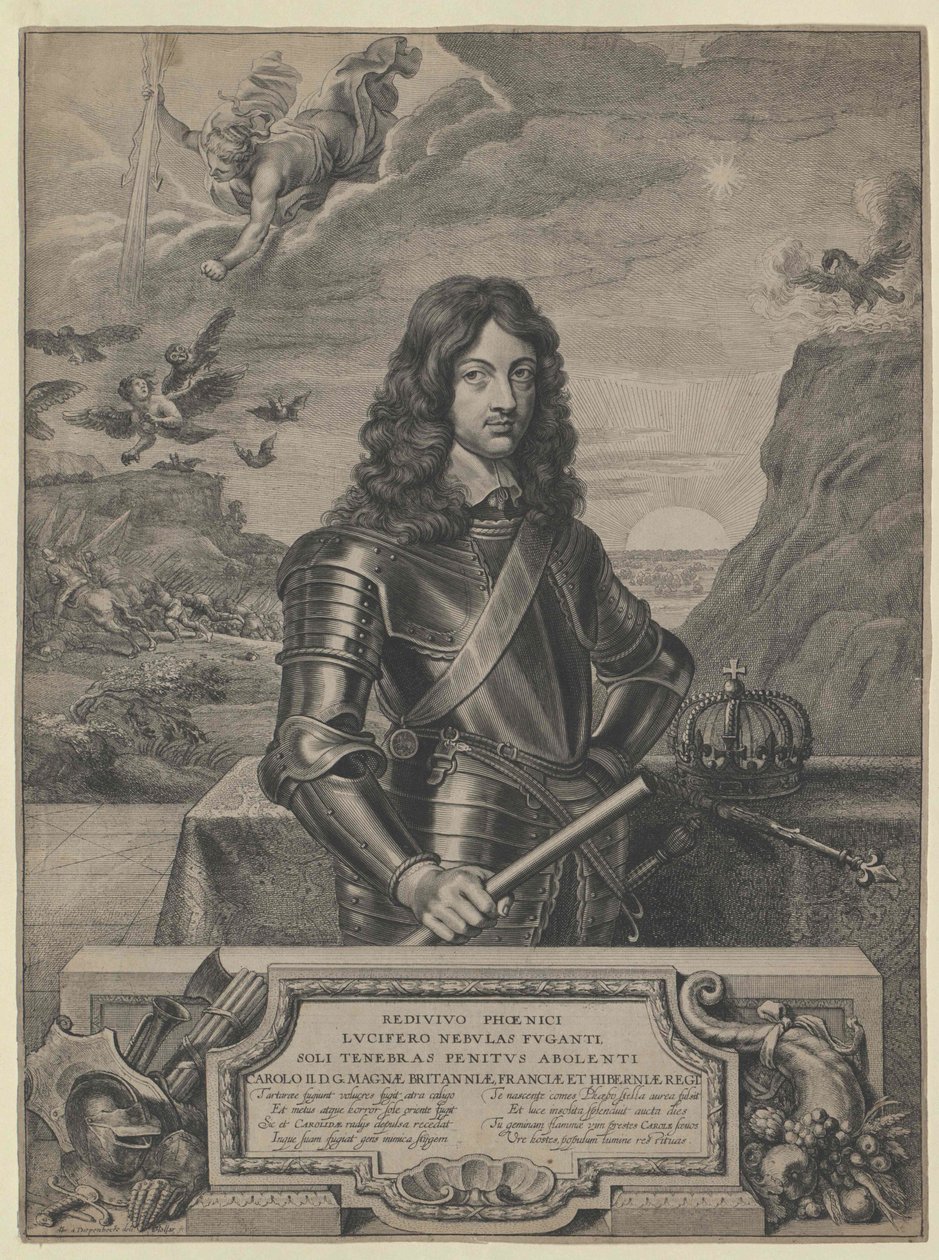 Król Anglii Karol II autorstwa Artist Unknown