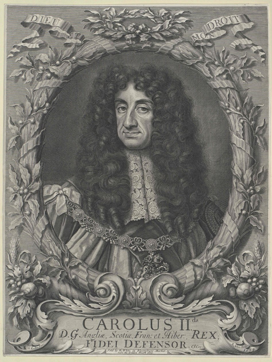 Król Anglii Karol II autorstwa Artist Unknown