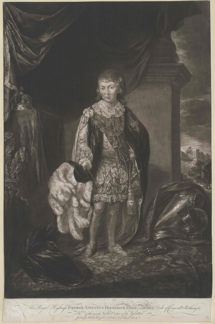 Król Anglii Jerzy IV autorstwa Artist Unknown