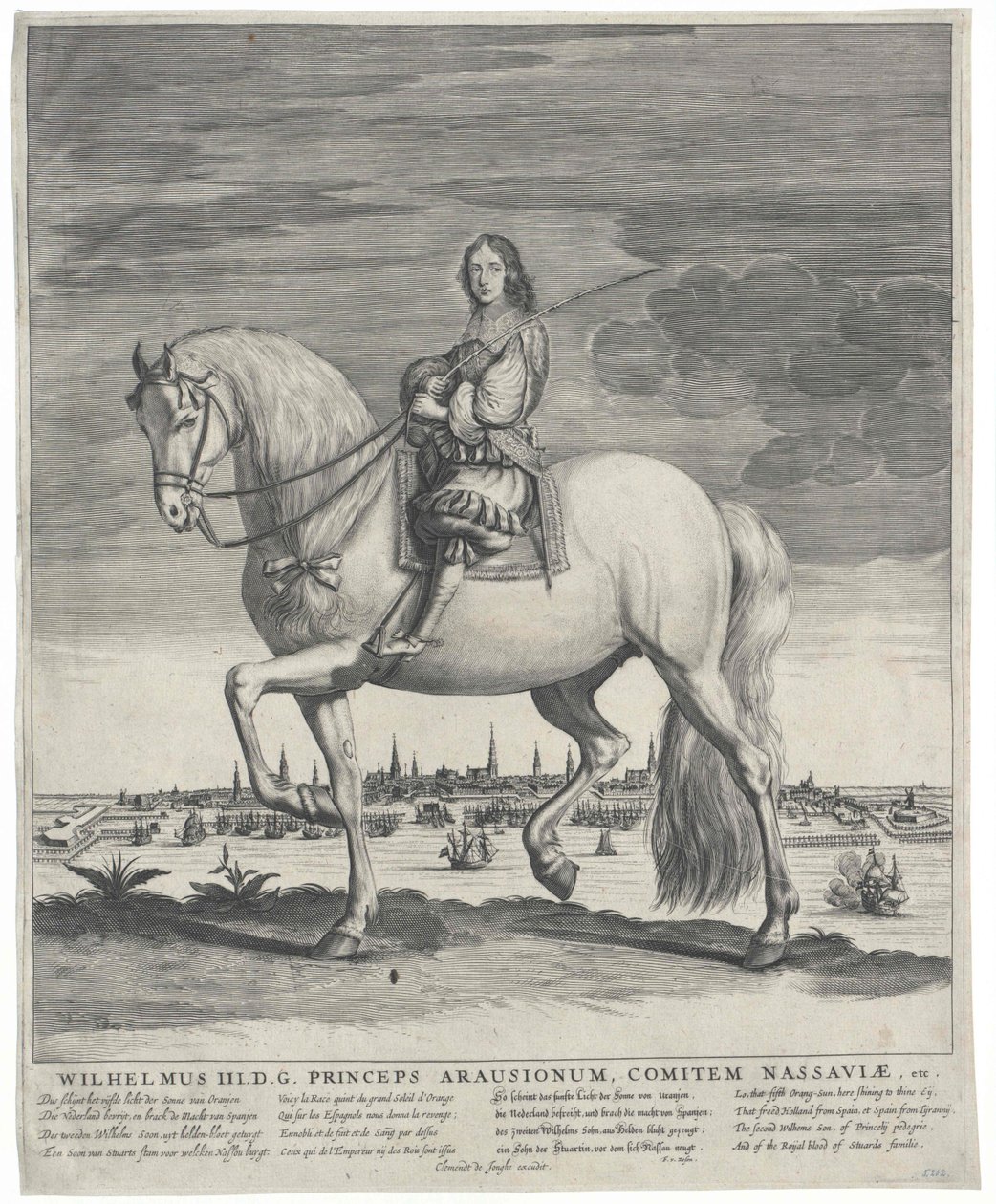 Król Anglii Wilhelm III autorstwa Artist Unknown