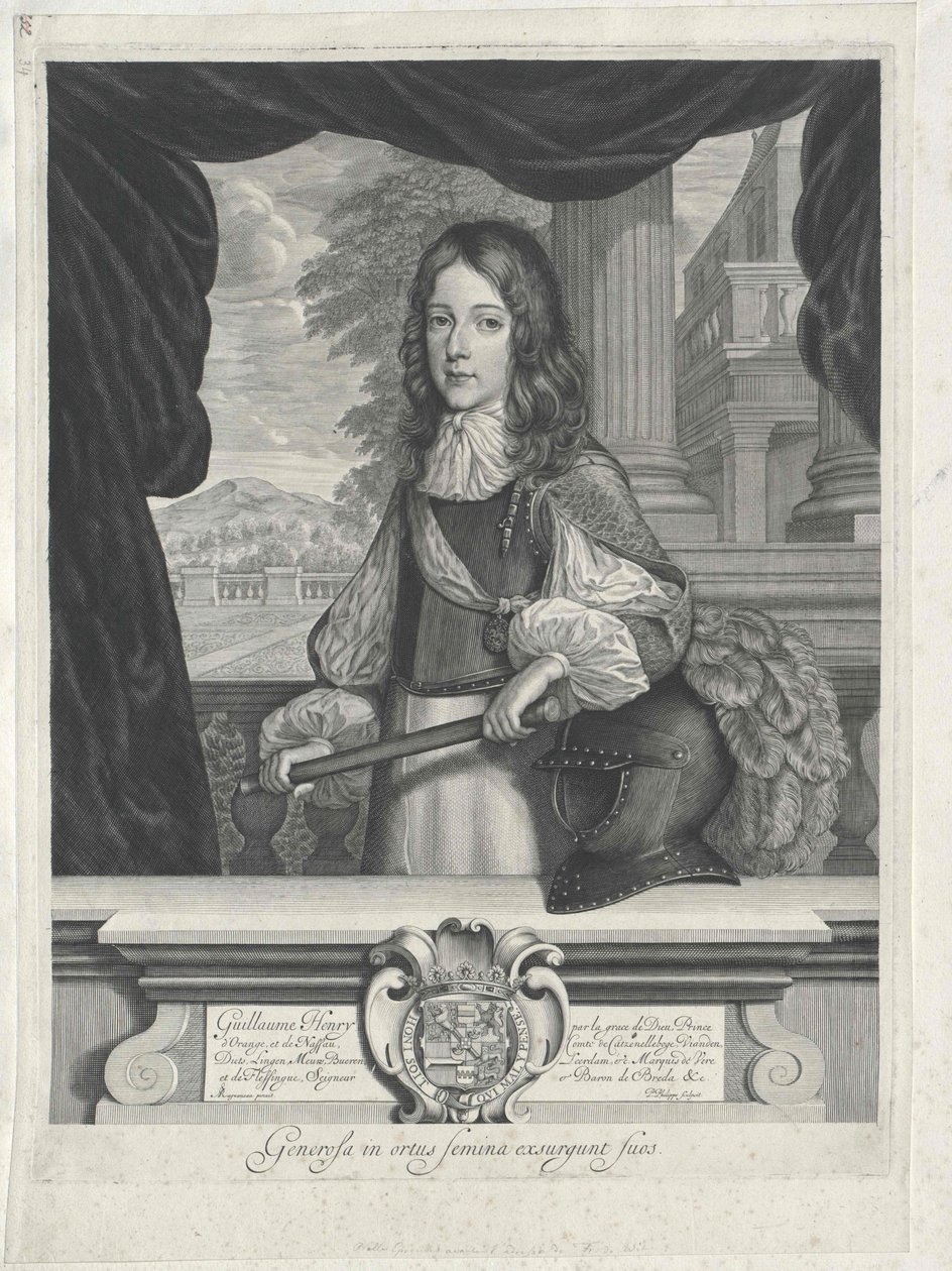 Król Anglii Wilhelm III autorstwa Artist Unknown