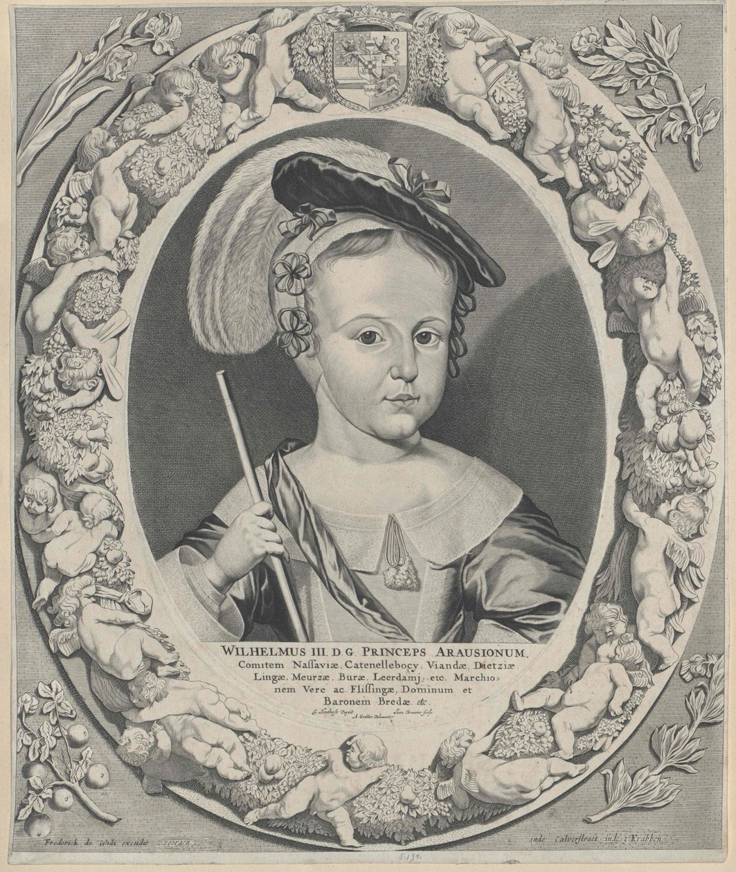 Król Anglii Wilhelm III autorstwa Artist Unknown
