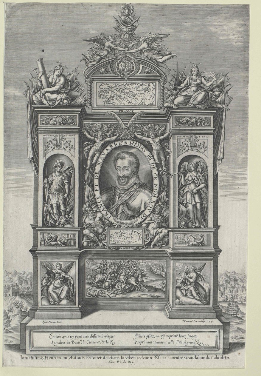 Król Francji Henryk IV autorstwa Artist Unknown