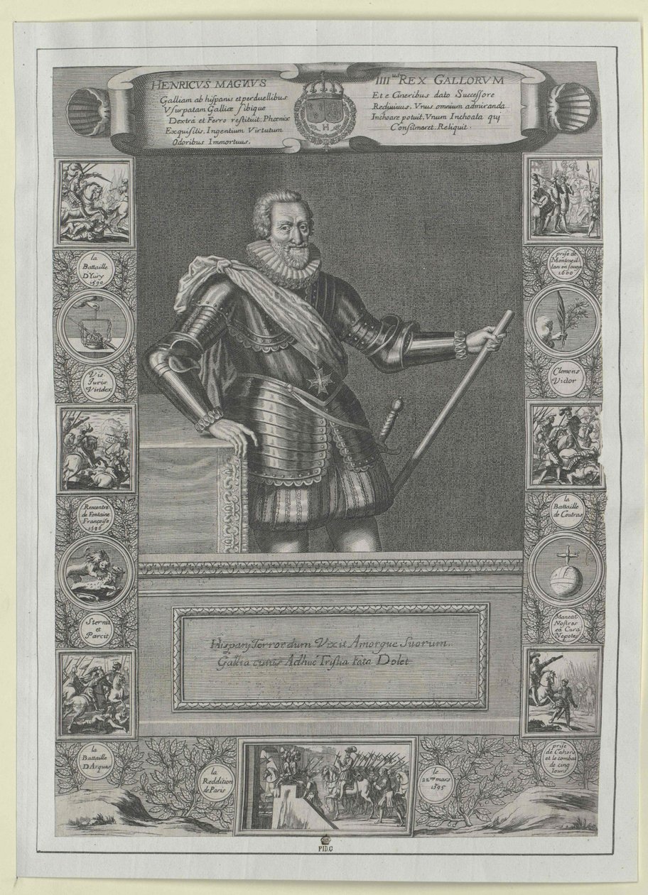 Król Francji Henryk IV autorstwa Artist Unknown
