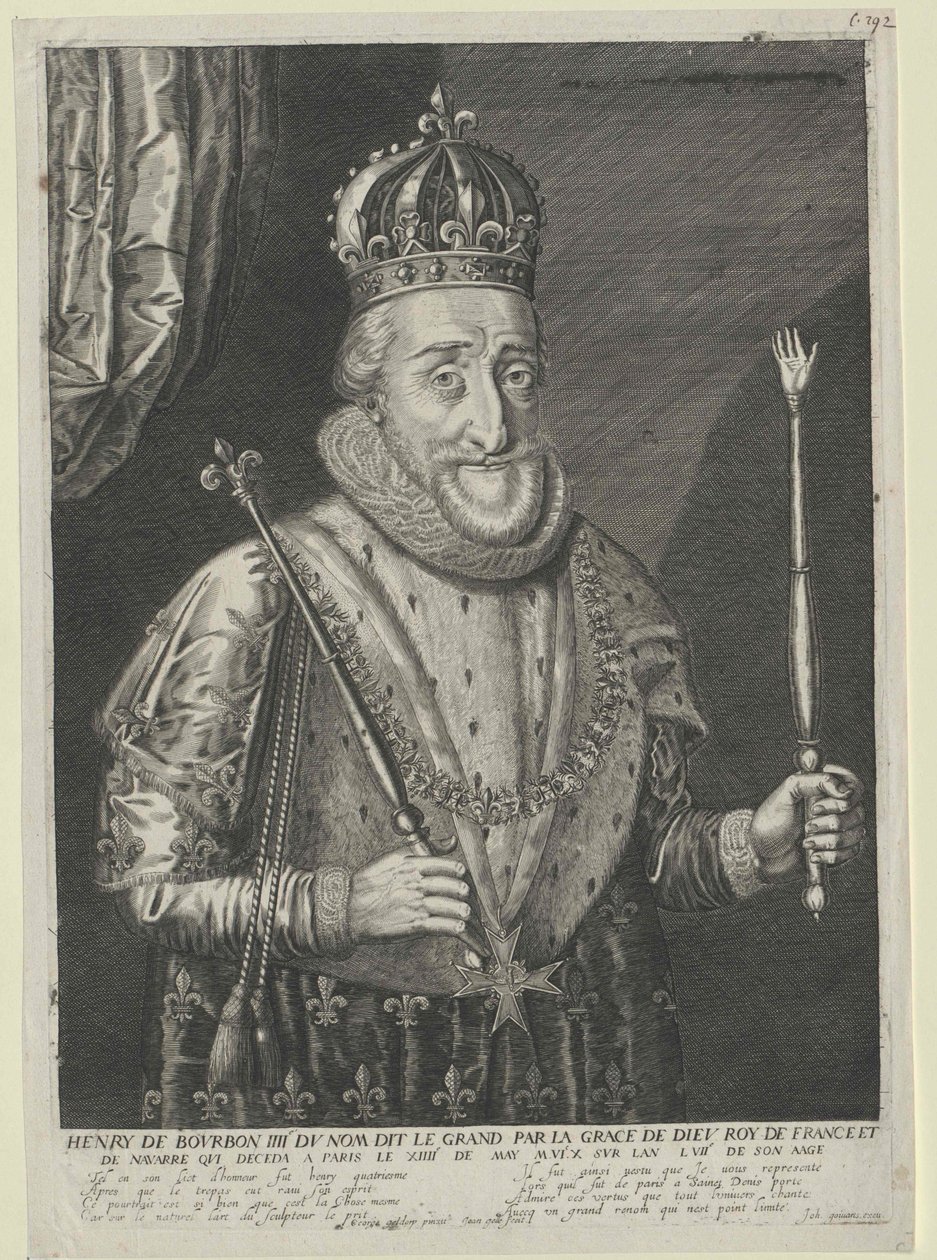 Król Francji Henryk IV autorstwa Artist Unknown