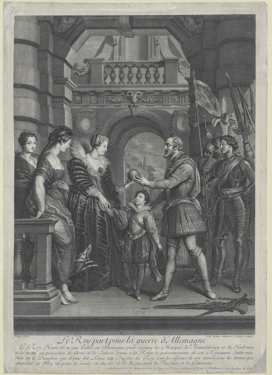 Król Francji Henryk IV autorstwa Artist Unknown