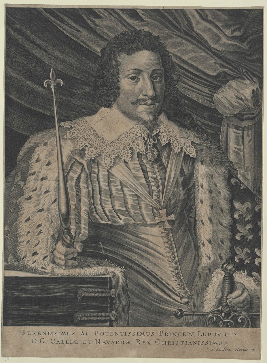 Król Francji Ludwik XIII autorstwa Artist Unknown