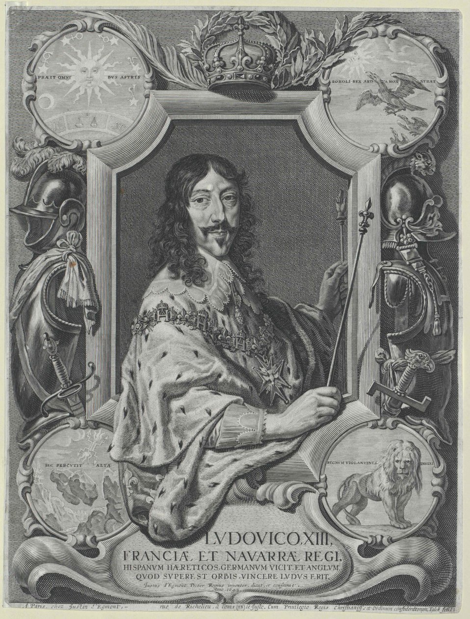 Król Francji Ludwik XIII autorstwa Artist Unknown