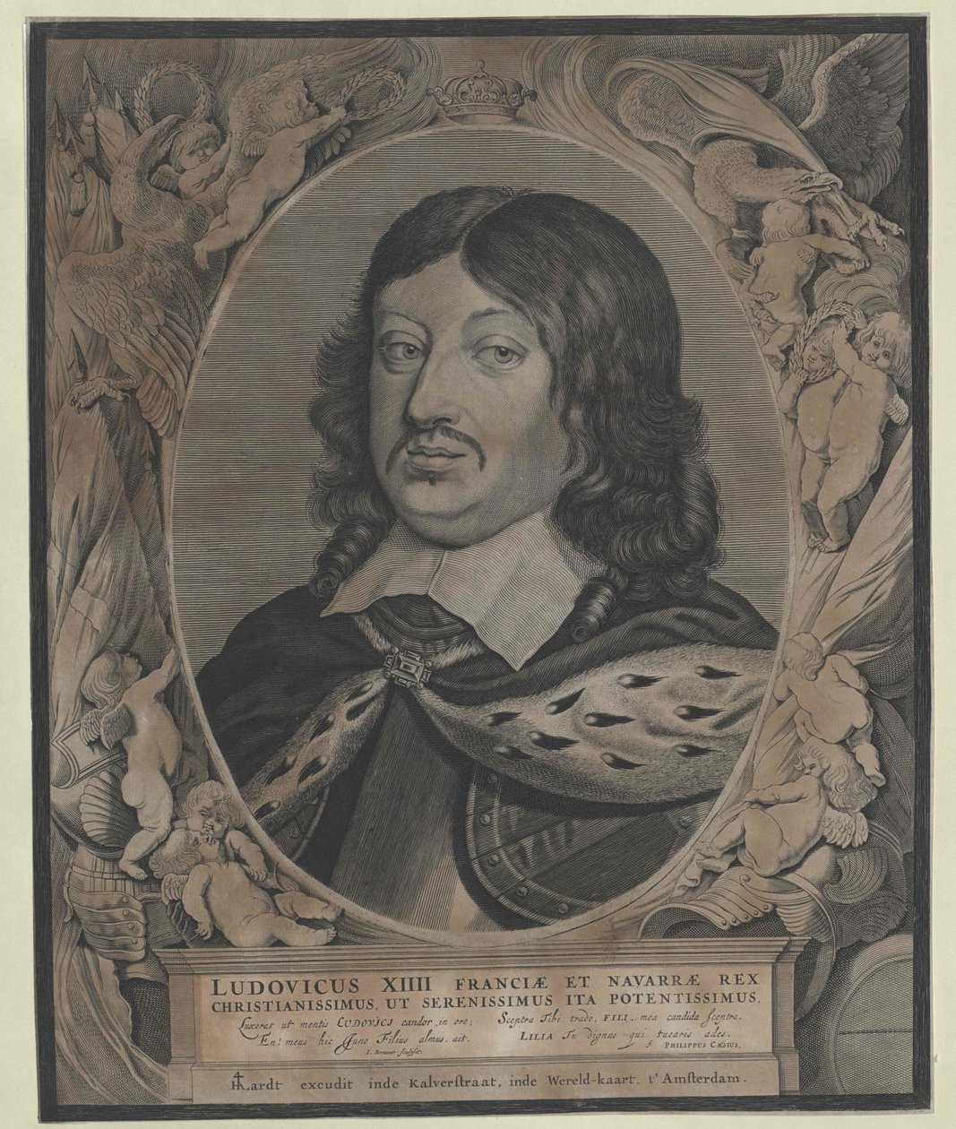 Król Francji Ludwik XIV autorstwa Artist Unknown