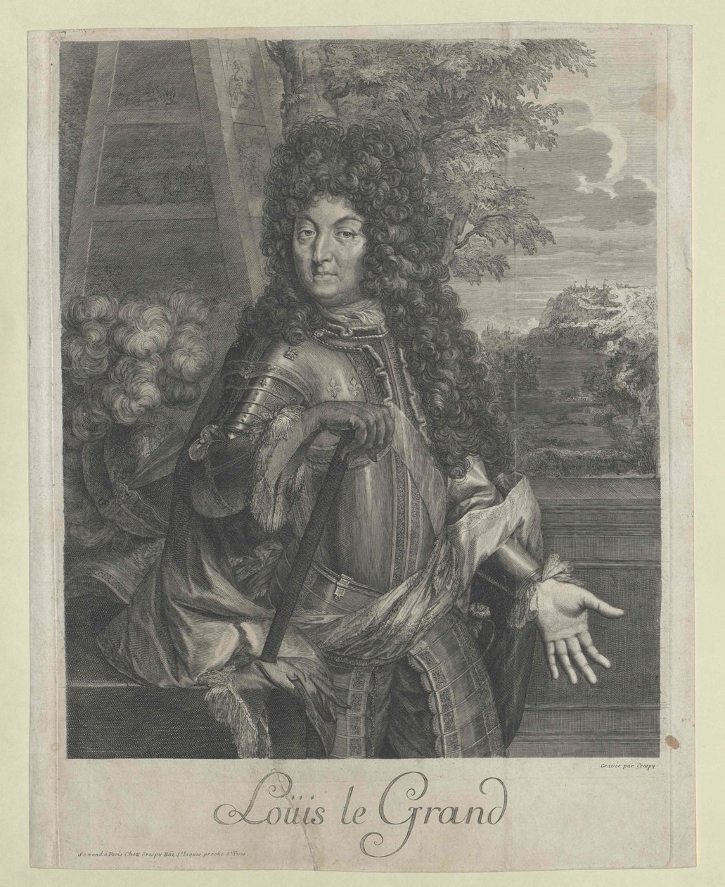 Król Francji Ludwik XIV autorstwa Artist Unknown
